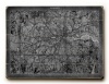 London Map by Artist Gi Art Lab 9x12 Bamboo Sign Wall Decor Art