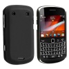 Aimo Wireless BB9900PCLP001 Rubber Essentials Slim and Durable Rubberized Case for BlackBerry Bold 9900/9930 - Retail Packaging - Black