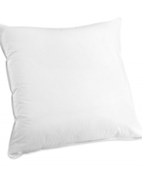 Sweet dreams. Sleep in comfort all night long with this European Synthetic pillow from Charter Club, featuring a 250-thread count cotton cover and plush fill.