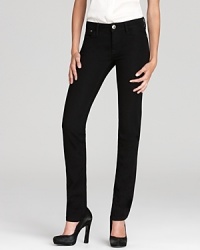 Give your blue jeans a day off and slip into these super slimming black wash jeans that translate seamlessly from day to night with the addition of a pump.