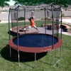 Skywalker Trampolines 12-Feet Round Trampoline and Enclosure with Spring Pad