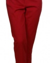 Charter Club Women's Prep A Porter Classic Fit Red Pants