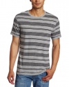 Calvin Klein Jeans Men's Poly Stripe Crew Tee