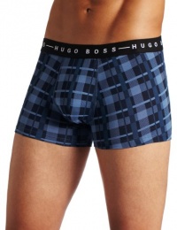 HUGO BOSS Men's Check Print Speed Boxer Brief