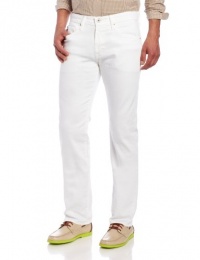 AG Adriano Goldschmied Men's Matchbox Slim Straight Jean, White, 32