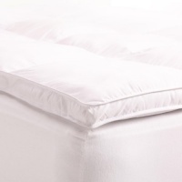 All Season Down Alternative Queen Mattress Topper, White