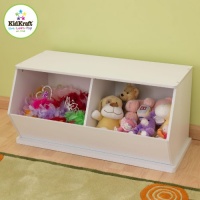 KidKraft Double Storage Unit - White