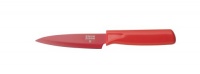 Kuhn Rikon 4-Inch Nonstick Colori Paring Knife, Red