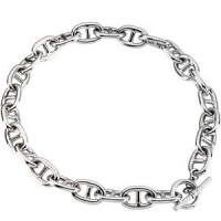 Sterling Silver Gucci Mariner Link Bracelet, 8''