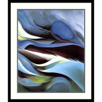 From the Lake No. 1 by Georgia O'Keeffe, Framed Print Art - 28.16 x 23.79