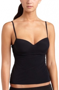 Hanro Women's Sensual Padded Bra Camisole,Black,32B