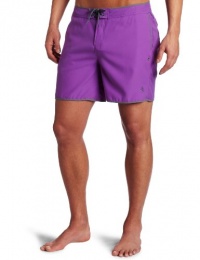 Original Penguin Men's Solid Volley Swim Short