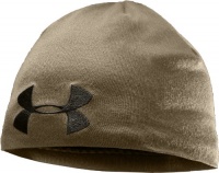 Men's Solid Active Beanie Headwear by Under Armour