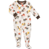 Carter's Boys Constuction Fleece Footed Blanket Sleeper Pajamas (4T)