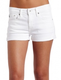 AG Adriano Goldschmied Women's Pixie Roll-Up Short, White, 32