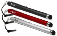 CCM® Capacitive iPad Stylus 3-Pack / iPad 2 Stylus, Kindle Fire, iPhone 4S, Apple iPad 3, Motorola Xoom, Viewsonic gTablet, Thosiba Thrive, Toshiba Excite, Superpad, Samsung Galaxy, Galaxy Note, Samsung Galaxy Tab 10.1, Asus Eee Pad Transformer, Acer Ico