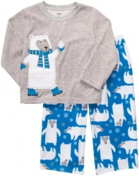 Carter's Toddler Boys Microfleece 2 Pc Polar Bears Pajama Set