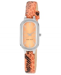 A petite watch design with added bite, by Nine West.