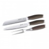 Anolon Bronze Santoprene Cutlery 3-Piece Slice and Carve Knife Set Anolon Bronze Santoprene Cutlery