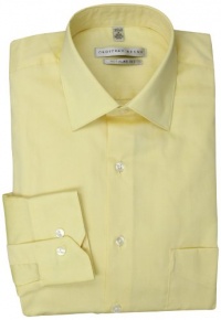 Geoffrey Beene Men's Pale Yellow Solid Dress Shirt