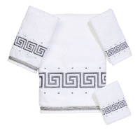 Avanti Premier Athena 4-Piece Towel Set, White