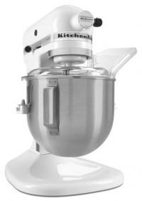 KitchenAid KSM500PSWH Pro 500 Series 10-Speed 5-Quart Stand Mixer, White