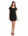 BCBGeneration Women's Lace Sleeve Dress