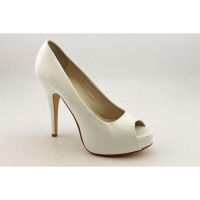 Chinese Laundry Women's Hotness Platform Peep-Toe Pumps in White