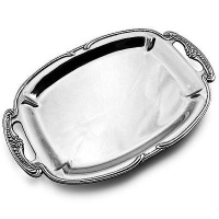 Wilton Armetale Belle Mont Handled Tray, Rectangular, 18-Inch by 12-Inch