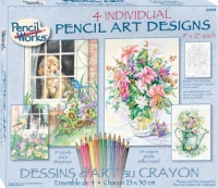 Dimensions Needlecrafts Paintworks/Pencil by Number, Flower and Pets Variety Pack