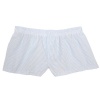 Seersucker Set Sail Blue Stripe Cotton Boxer Shorts