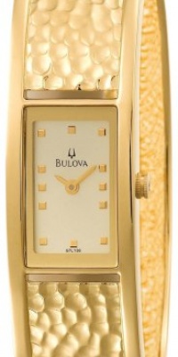 Bulova Women's 97L108 Cuff Champagne Dial Watch