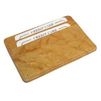 MW30170 Cowhide 4 x 2.75 Leather Slim Line Credit Card Holder Available in Different Colors