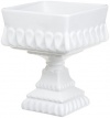 Rosanna Decor Bon Bon Footed Square Bowl White