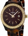 Fossil Women's ES2922 Stella Brown Dial Watch