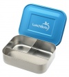 LunchBots Trio Stainless Steel Food Container, Blue