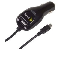 Sprint Micro-USB Vehicle Power Car Charger with USB Output for LG Rumor2 LX265, Rumor Touch, LX290, LX370, LX400, Lotus LX600, Lotus Elite LX610, Motorola Admiral XT603, ES400S, i9 Stature, HTC Arrive, EVO 3D, EVO 4G, EVO Design 4G, EVO Shift 4G