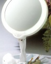 Home Travel 9X/1X Folding Lighted Cosmetic Mirror