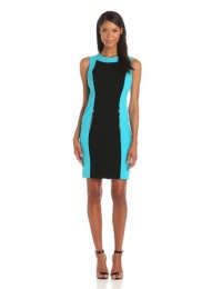 Calvin Klein Women's Colorblock Sleeveless Sheath Dress