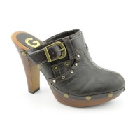 Guess Women's Joolu2 Clog Brown Ggcaldberi Size 5.5 M