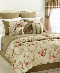 Hallmart Collectibles Aubrey Queen 22 Piece Comforter Bed In A Bag Set