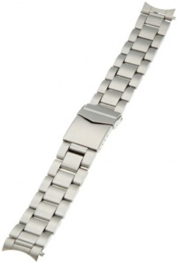 Hadley-Roma Men's MB5916RWSandC-18 18-mm Stainless Steel Watch Bracelet