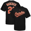 Nick Markakis Baltimore Orioles Youth Name and Number T-Shirt