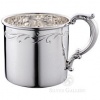 Empire Silver Sterling Baby Cup With Floral Design