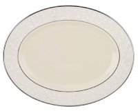 Lenox Pearl Innocence Platinum Banded Ivory 13-Inch Oval Platter