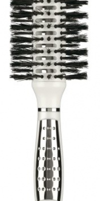 Infiniti by Conair Nano Silver Vented Mixed Boar Round Brush, Large