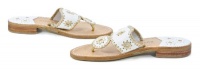 Jack RogersWhite Gold Navajo Hamptons Sandals