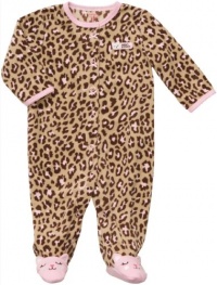 Carter's Girls NB-9M Daddy's Princess Kitty Sleep Jumper