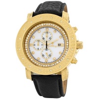 JBW-Just Bling Men's JB-6114L-F Melbourne Chronograph Mother-Of-Pearl Dial Diamond Watch