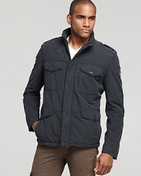 Solidify your look while guarding against the change in temp with an essential jacket from BOSS Orange.